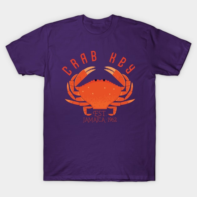 Crab Key -  Jamaica 1962 T-Shirt by fatbastardshirts